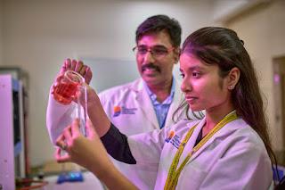 Pharmacy lab at MITVPU, hands-on learning for B.Pharmacy students at a leading B Pharmacy college in Solapur